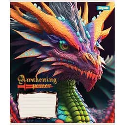Тетрадь общая 1 Вересня Dragon, А5, в клетку, 12 листов (766263)