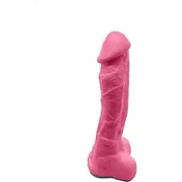 Крафтовое мыло-член с присоской Чистий Кайф Pink Size XL, натуральное