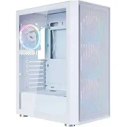 Корпус 1stPlayer Go6-WH-4FS7-W, белый, без БП, Midi Tower, ATX/Micro ATX/Mini ITX, 1xUSB 3.0/2xUSB 2.0, макс. CPU - 165 мм/
