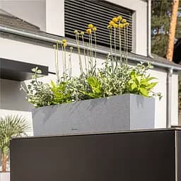 Вазон Lechuza Balconera Stone 100 пісочно-бежевий (15437) - мініатюра 3