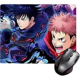 Игровая поверхность Nextprint Мегуми Фусигуро и Юдзи Итадори Магическая Битва Jujutsu Kaisen 300 х 250 мм (23708) 