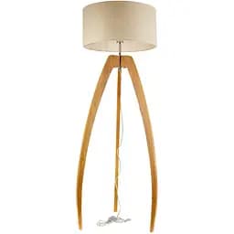Торшер підлоговий на дерев'яній основі FLT-47 E27