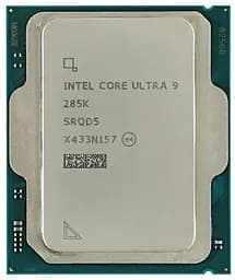 Процессор Intel Core Ultra 9 285K (AT8076806419) (Socket 1851, 24T, 5.7 ГГц / Intel Thermal Velocity Boost /, Tray)
