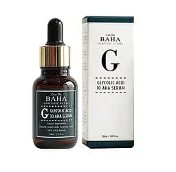Сыворотка с гликолевой кислотой для проблемной кожи Glycolic Acid 10 AHA Serum Cos De Baha 30 мл