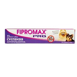 Суспензия от глистов для собак до 10 кг Fipromax Pro 10 мл