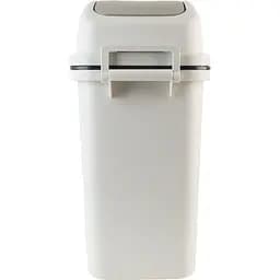 Відро для сміття MBM My Home з кришкою 6 л сіре (BIN-12 6L GRAY) - мініатюра 5