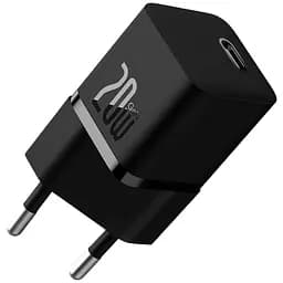 Сетевое зарядное устройство Baseus GaN5 Fast Charger Mini 1C 20W Black (CCGN050101) [105942]