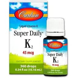 Вітамін К2 Carlson Labs 45 мкг 10.16 мл