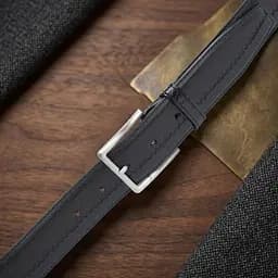 Чоловічий джинсовий ремінь Tony Perotti 0840 nero (90337) Чорний - мініатюра 2