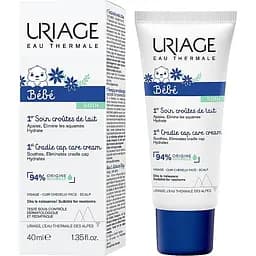 Детский регулирующий крем Uriage Bebe Cradle Cap Skincare от молочных корочек 40 мл