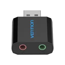 Звукова плата Vention Audio USB 2х3,5mm jack Metal (VAB-S17-B) - мініатюра 4