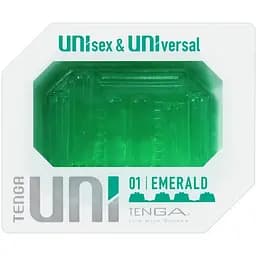 Мастурбатор Tenga Uni 01 Emerald зелений