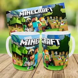 Набір: дитяча сумка-бананка+кружка Майнкрафт «Minecraft» 32х15см, бананка для хлопчика через плече на подарунок (00914) - мініатюра 3