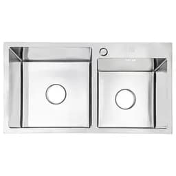 Кухонна мийка Lidz H7843 Brush 3.0/1.0 мм (LIDZH7843BRU3010), Нержавіюча сталь