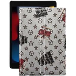 Чехол StatusCASE из экокожи для планшета Apple iPad 10.2 2021 (a2602) Луи-Витон-белый