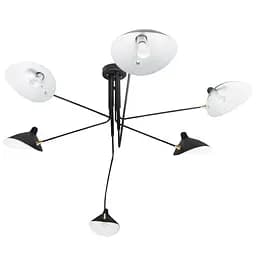 Люстра Brille павук стельова E27 60W BK (BL-339C/6)