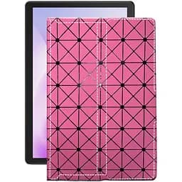 Чехол StatusCASE из экокожи для планшета Cubot Tab 10 Розовый ромб