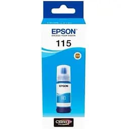 Контейнер з чорнилом Epson 115 EcoTank Cyan (C13T07D24A)