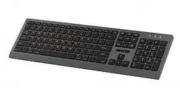 Клавіатура бездротова KBW-01G-UA, Black/Grey, USB 2.4GHz, 104 кнопки, акумулятор 400 mAh Maxxter teh0020624 - мініатюра 3