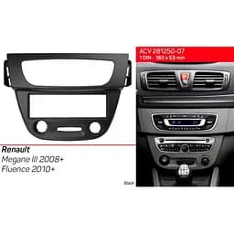 Перехідна рамка Renault Megane, Fluence ACV 281250-07 - мініатюра 5