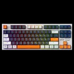 Клавіатура GamePro MK180W Red Hot-Swap RGB White