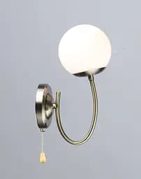 Бра с одним стеклянным плафоном N6610/1W (Бронза)