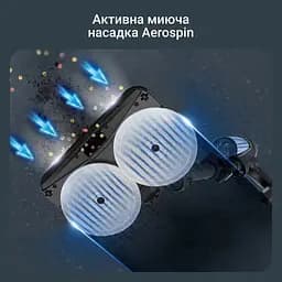 Пилосос Rowenta X-Force Flex 14.80 Animal Aqua безпровідний 240 Вт чорно-синій (RH9BC1WO) - мініатюра 11