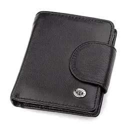 Гаманець жіночий ST Leather 18497 (ST415) чорний шкіряний