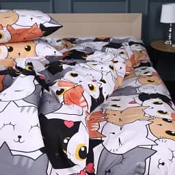 Комплект постільної білизни MirSon Ranforce Elite Funny Cat Полуторний Євро (2200011042015) - мініатюра 3