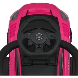 Дитяча каталка-толокар 2 в 1 Bambi M 5106-8 з батьківською ручкою рожевий - мініатюра 2
