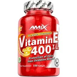 Вітаміни та мінерали AMIX Vitamin E 400 IU, 100 капсул