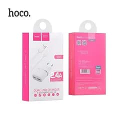 Зарядний пристрій Hoco C12 набір із кабелем micro 2 USB-порти - мініатюра 7