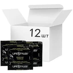 Презервативи LifeStyles Vanilla ароматизовані 12 шт. (ROZ6501053477)