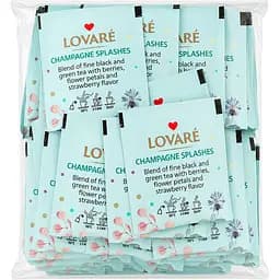 Чай чорний та зелений Lovare Champagne Splashes 100 г (50 шт. х 2 г) - мініатюра 2