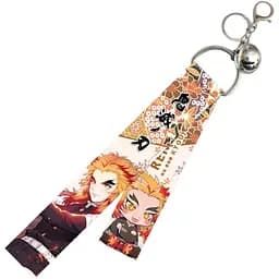 Брелок тканинний Клинок, що розсікає демонів Кеджуро Ренгоку Demon Slayer Kyojuro Rengoku 10 см