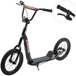 Самокат iTrike городской подростковый 28х11х80 см Черный 000223041