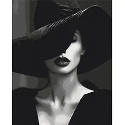 Картина за номерами Brushme Загадкова Дама 40x50 см (BS53937)