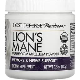 Їжовик гребінчастий Fungi Perfecti Lion's Mane Mushroom Mycelium Powder Memory & Nerve Support 100 г