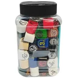 Настольная игра Q-Workshop Кубик Q-Workshop Jar of Modern dice D4 (в ассорт.) , 1 шт. (JMIX05)