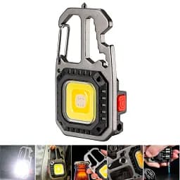 Багатофункціональний ліхтарик DK Handheld Multifunctional LED Flashlight W5138 Black [77358] - мініатюра 6