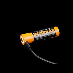 Акумулятор 18650 Fenix 3400 mAh Li-ion зарядка micro usb (ARB-L18-3400U) - мініатюра 3