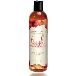 Лубрикант на водной основе Intimate Earth Natural Flavors Strawberries 120 мл