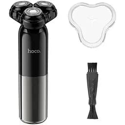 Чоловіча електробритва для бороди Hoco HP35 Induction 3-blade electric shaver 600mAh IPX7 Black - мініатюра 8