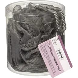 Мочалка для душу Titania Бантик в коробці сіра (9107 BOX сір)