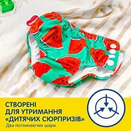 Багаторазові підгузки-трусики для плавання Huggies Little Swimmers, 2-3 (5-11 кг), 1 шт. - мініатюра 3