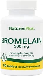 Натуральна добавка Natures Plus Bromelain 500 mg, 90 таблеток