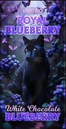 Шоколад Lorizio чорничний білий "ROYAL BLUEBERRY" 100 г