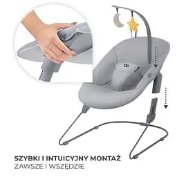 Дитячий шезлонг Kinderkraft Calmee Grey (5902533919048) - мініатюра 5
