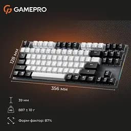 Клавіатура GamePro Genesis Joker 87% Red switches (MK124G) - мініатюра 10