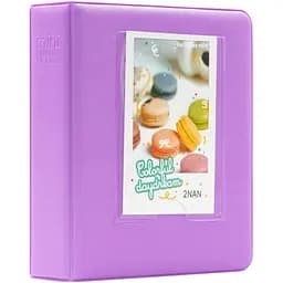 Фотоальбом для Fujifilm Instax Mini (12, 11, 40, 70, 90, 99, EVO, Link, Liplay) Polaroid 300, Z2300 на 64 фото, фіолетовий 